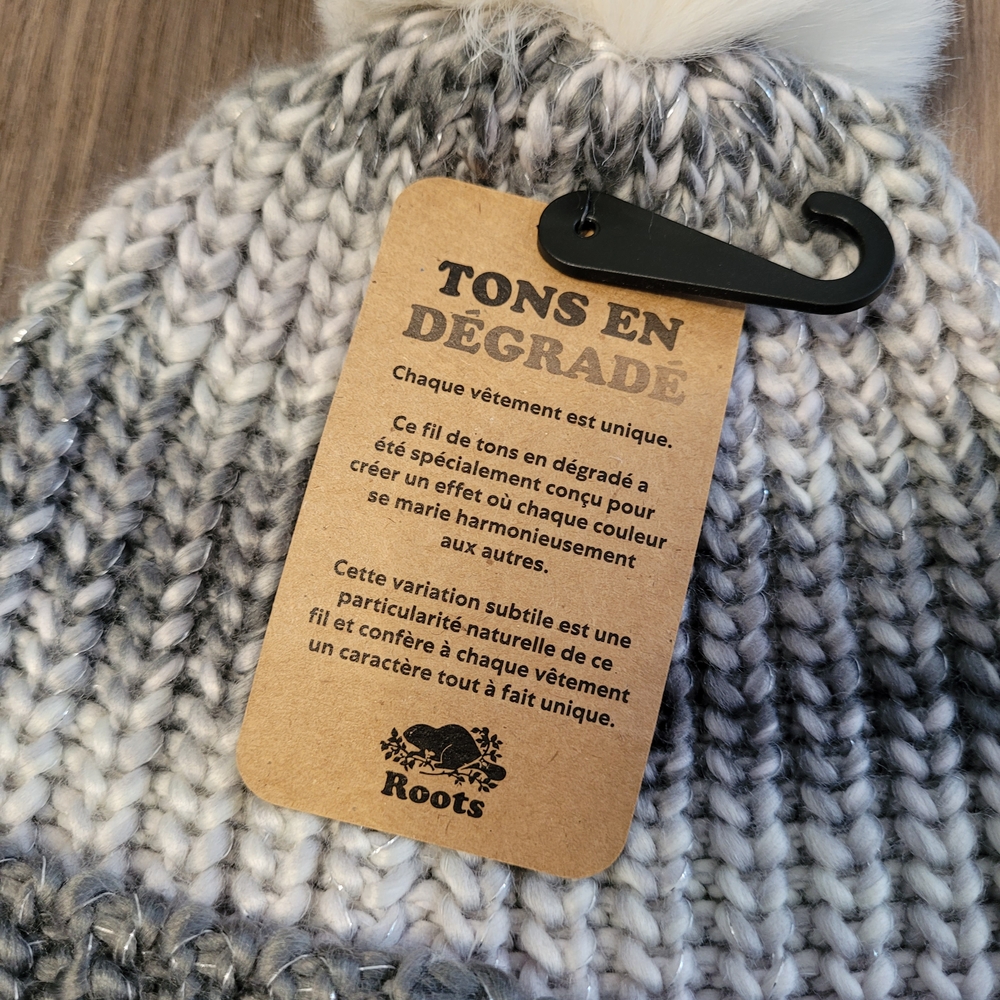 Roots Kids Pom-Pom Knit Hat - Picture 4 of 5